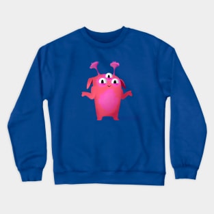 Pink moster Crewneck Sweatshirt